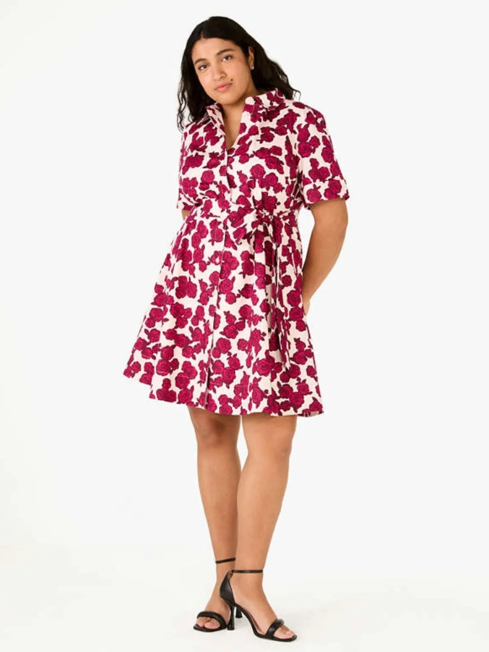 Kate Spade Rosy Florets Shirtdress - Picture 2 of 8